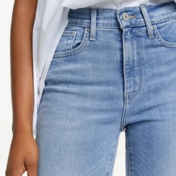 Levi's 724 High Rise Straight Leg Stretch Jeans - Picture 7 of 9